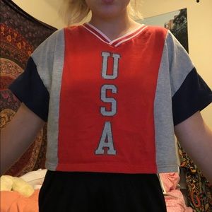 Champion USA crop top